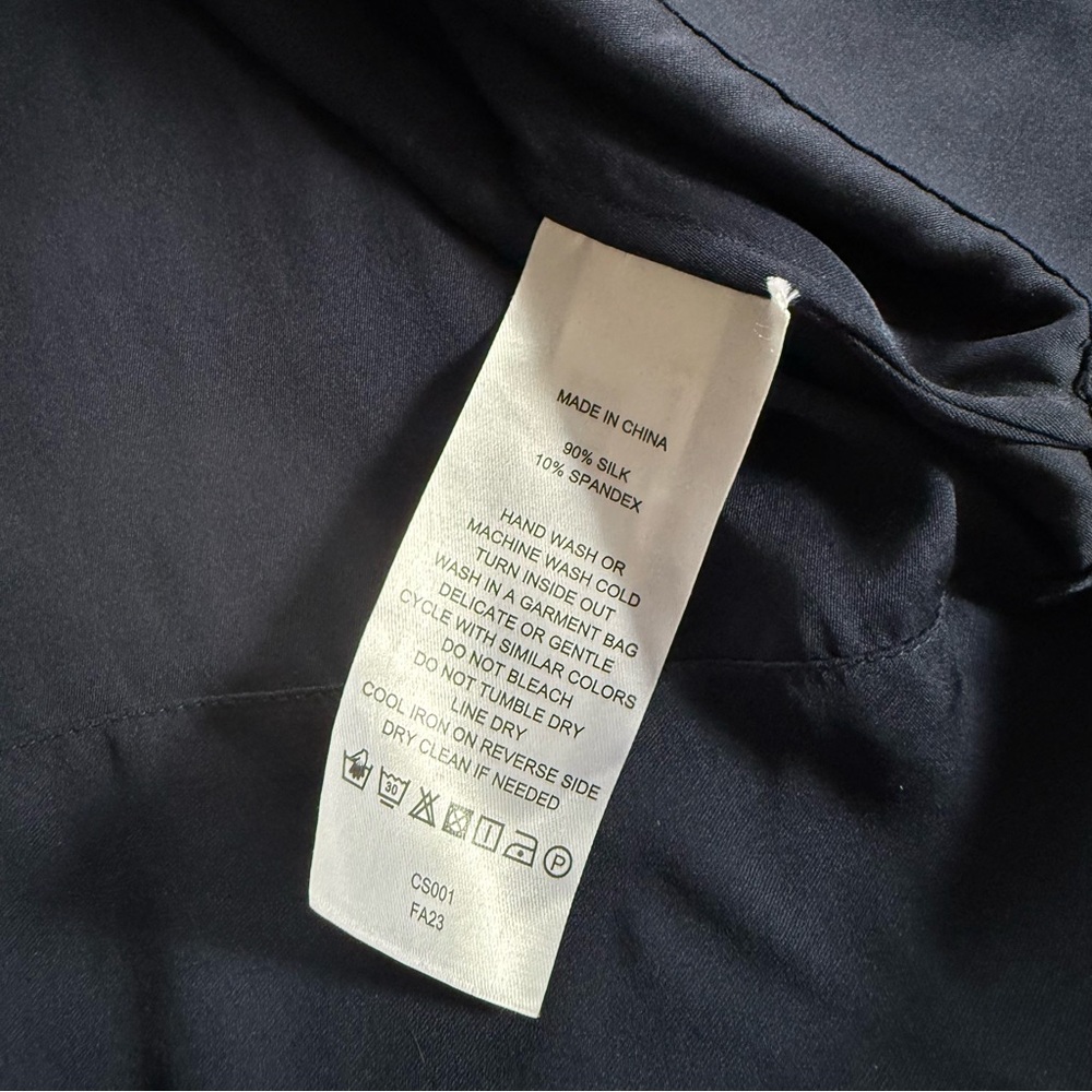 Quince Washable Stretch Silk Blouse - Picture 3 of 3